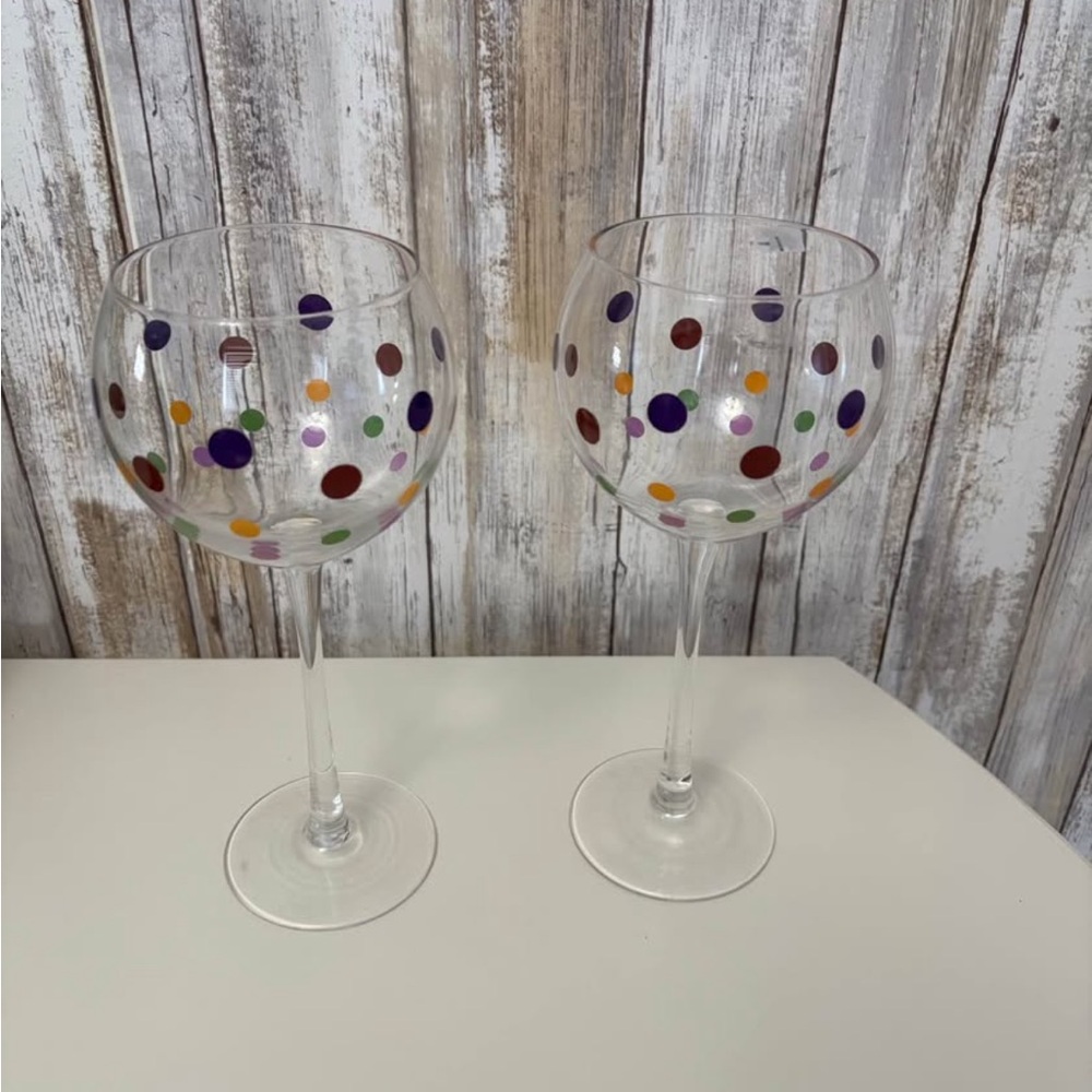 Pampered Chef Poka Dot Wine